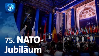 Feiern zum 75jährigen Bestehen der NATO [upl. by Armat]