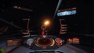 Elite DangerousFDL frag cannons vs corvette FA off training [upl. by Scot]