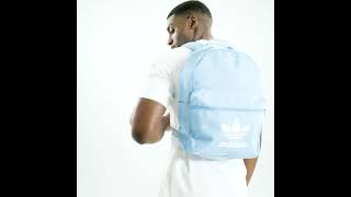 ADIDAS Originals Adicolor Classic Backpack 21L Semi Blue Burst  Recycled Materials  FootAsylum [upl. by Eltrym]