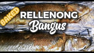 Baked Rellenong Bangus Recipe Kravez Foodie [upl. by Templer]