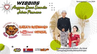 🔴 Live TUNDA BEKSAN TAYUB RAHAYU NGREMBOKO  ASNA AUDIO  RVS SHOTING  Weddyng Anggun amp Johan [upl. by Waverley106]