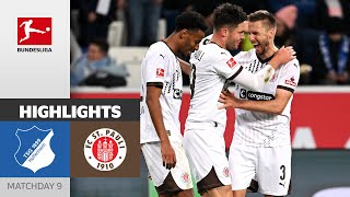 St Pauli Secures BIG POINTS  TSG Hoffenheim  FC St Pauli 02  Highlights  Matchday 9  BULI [upl. by Edrahs10]