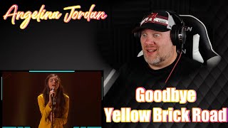 Angelina Jordan  Goodbye Yellow Brick Road  AGT  REACTION [upl. by Aridnere]