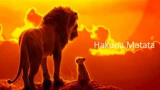 Hakuna Matata Lion King Lyrics Video  Billy Eichner amp Seth Rogen [upl. by Camellia]