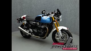 2022 TRIUMPH THRUXTON RS TON UP EDITION  National Powersports Distributors [upl. by Enninaej281]