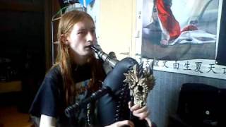 Eluveitie  Inis Mona bagpipe cover with Metal Redpipe [upl. by Ethelred]