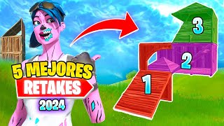 ✅Los 5 MEJORES Highground RETAKES FACILES para PRINCIPIANTES en Fortnite 2024❗ [upl. by Nevanod508]