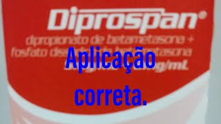 Diprospanpreparo e aplicaçao [upl. by Yenaiv859]