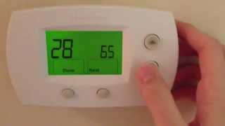 How to Bypass Honeywell Temperature Limiter on FocusPro 5000 and 6000 Thermostat [upl. by Rettig]