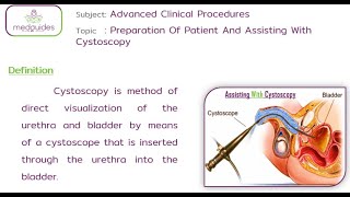 18 Preparation of patient and assisting with cystoscopy [upl. by Niwre]