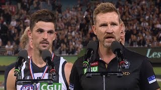 Essendon fans boo Scott Pendlebury Nathan Buckley calls it out  Round 6 2019 [upl. by Jenness]