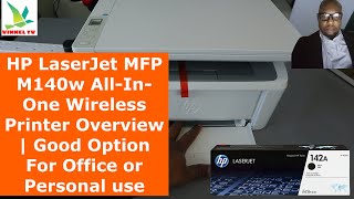 HP LaserJet M140we WiFi Direct Setup [upl. by Vashti738]