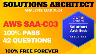 AWS Certified Solutions Architect Associate Exam Questions Dumps  MAR 2024 SAAC03 [upl. by Mace]