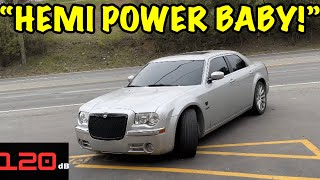 True Dual Straight Piped Chrysler 300 C 57L HEMI [upl. by Epifano]