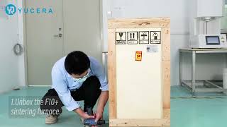 How to install and use the sintering furnace F10 after received？Click here to watch [upl. by Ennalorac]