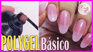 👉06 Como hacer Uñas de POLYGEL con tips 💜 paso a paso PRINCIPIANTES  Curso GRATIS [upl. by Helbon929]