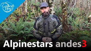 Alpinestars Andes V3 Adventure Suit Road Tested Review [upl. by Ahsekat37]