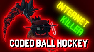 MY INTERNET WENT OUT  ROBLOX Coded Ball Hockey 3v3 [upl. by Lenoil]