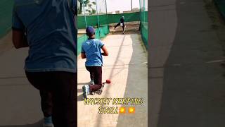 wicket keeping practice😱at home🔥😱ll wicket keeping drill at home💥😱msdhonitrendingshortscricket [upl. by Airasor]