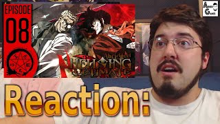 Hellsing Ultimate Abridged Ep8 Reaction AirierReacts [upl. by Nerro537]