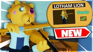 NEW LOTHAM LION SKIN How To Unlock  Miserable Night Badge  Roblox Piggy RP [upl. by Siskind36]