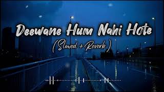 Deewane hum nahi hote slowed and reverb full song 😊 [upl. by Steinway969]