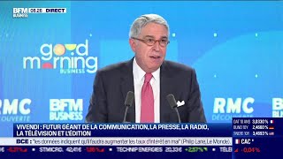 Arnaud de Puyfontaine Vivendi  Rachat de Lagardère quelle stratégie pour Vivendi [upl. by Anneehs938]