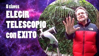 5 claves para ELEGIR un TELESCOPIO con EXITO [upl. by Haywood902]