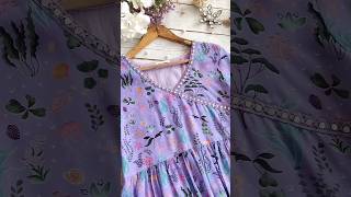 Purple Sharara suit kurti meeshohaul [upl. by Britney]