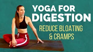 Yoga for Digestion  Reduce bloating cramps and constipation in 10 minutes [upl. by Magena]