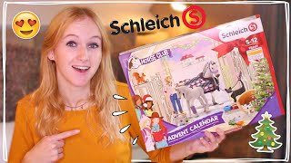 SCHLEICH PAARDEN ADVENTSKALENDER UNBOXING 2020 🤩🎄  Daphne draaft door [upl. by Nylednarb]