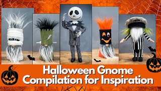 Spooky DIY Gnome Compilation  Get Inspired For Halloween [upl. by Nnylarak]