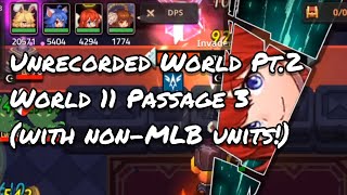 Guardian Tales World 11 Passage 3  with NonLimit Broken Eugene and Coco [upl. by Neiv]