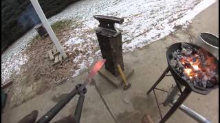 Learning Blacksmithing with Homemade Tools [upl. by Lubet]