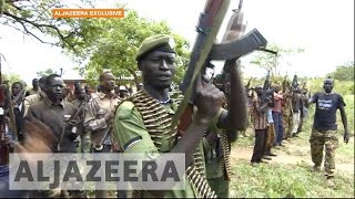 Exclusive On the front line with South Sudan rebels [upl. by Letnuhs]