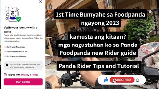 1st time bumyahe sa foodpanda 2023  New Rider Operations Guide  Panda Rider App Tutorial [upl. by Rockel146]