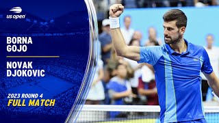 Borna Gojo vs Novak Djokovic Full Match  2023 US Open Round 4 [upl. by Anilorac]