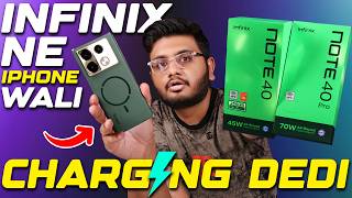 Infinix Note 40 Pro Unboxing  MagCharge Ka Kia System  Giveaway [upl. by Alviani]