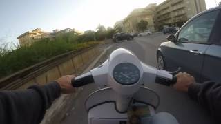 Riding to School with my Vespa PX [upl. by Nnaeerb909]