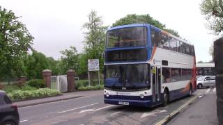 Stagecoach in Portsmouth 18516 GX06DXP seen leaving Havant Bus Station Sorry Not In Service [upl. by Ganley]