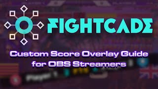 Custom Fightcade Score Overlay Guide for OBS Streamers [upl. by Ablem77]