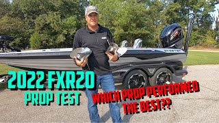 2022 Skeeter FXR20 Prop Test [upl. by Eda]