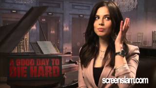 A Good Day to Die Hard Yuliya Snigir Exclusive Movie Interview  ScreenSlam [upl. by Thin]