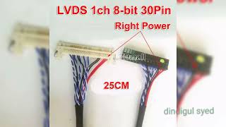 LED TV LVDS CABLE DIFFERENCE [upl. by Adamsun334]