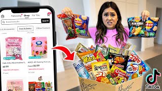 TRYING The Most VIRAL TikTok Shop FOOD PRODUCTS [upl. by Ynaffets]