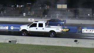 60 powerstroke racing a gto [upl. by Nesnej]