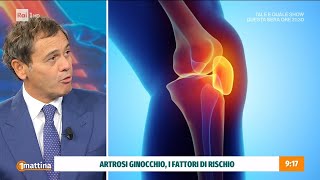 Ginocchio terapia conservativa e chirurgia  Unomattina 18102024 [upl. by Idhem]