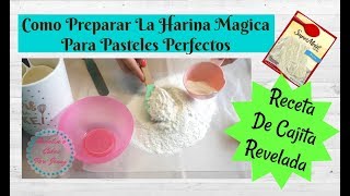 Receta Casera De Harina De Caja Para Pasteles PerfectosMagic Mix Cake [upl. by Eelah]