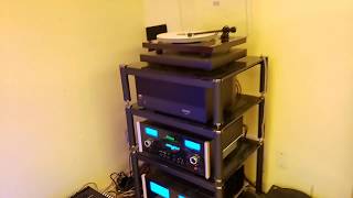 30000 McIntosh MC302 C2500 Polk LSiM707 Audioquest stereo system 1400 watts RMS Luxury Hifi Audio [upl. by Merrile507]