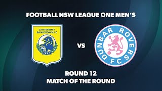 League One NSW Mens Round 12 Canterbury Bankstown v Dunbar Rovers [upl. by Atener]